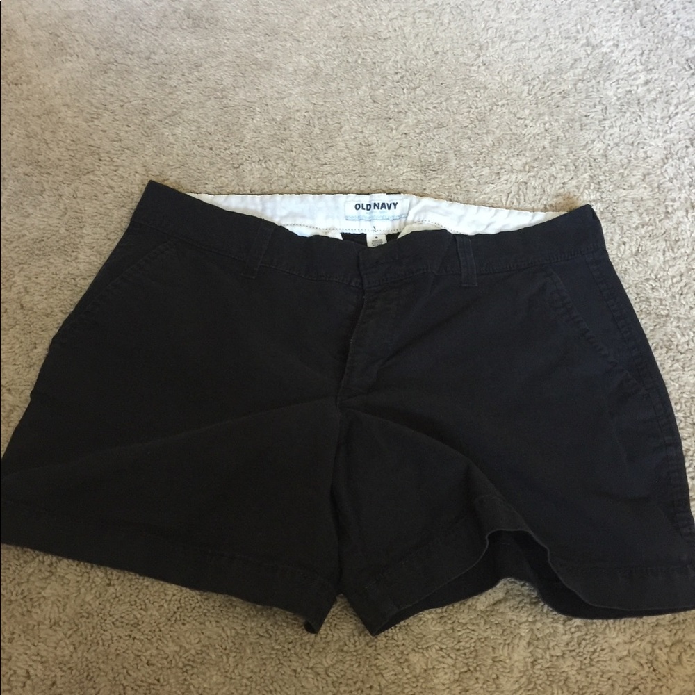 Black old navy shorts
